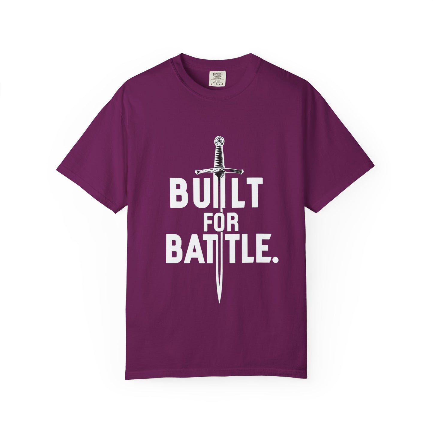 Battle-Ready Unisex T-shirt - Built for Battle - Casual Wear, Fitness, Gift for Warriors, Encouragement, Everyday Comfort