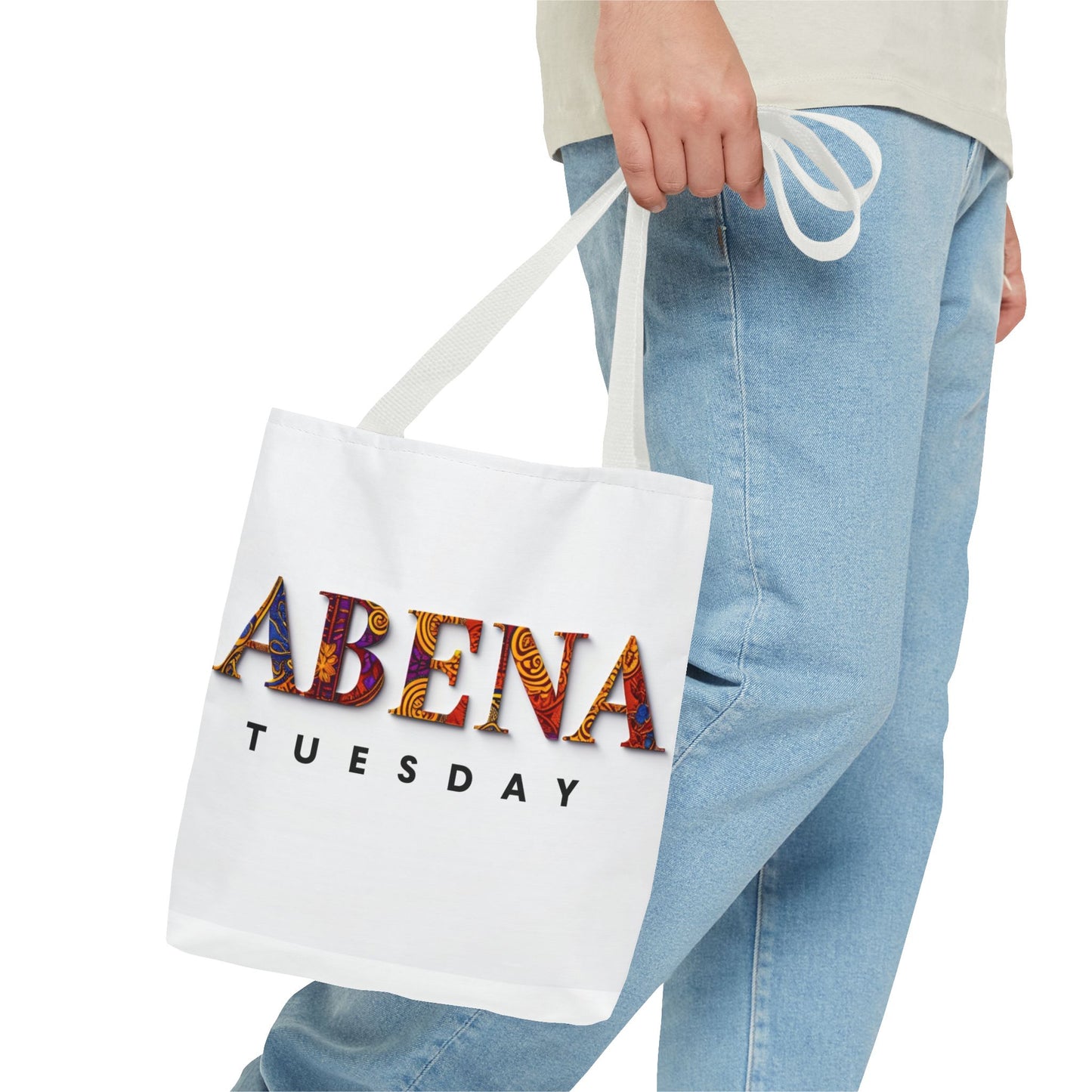 Abena Tuesday Tote Bag, Stylish Carryall, Gift for Her, Daily Use, Eco-Friendly, Fashionable Shopper's Bag, Personalized Tote