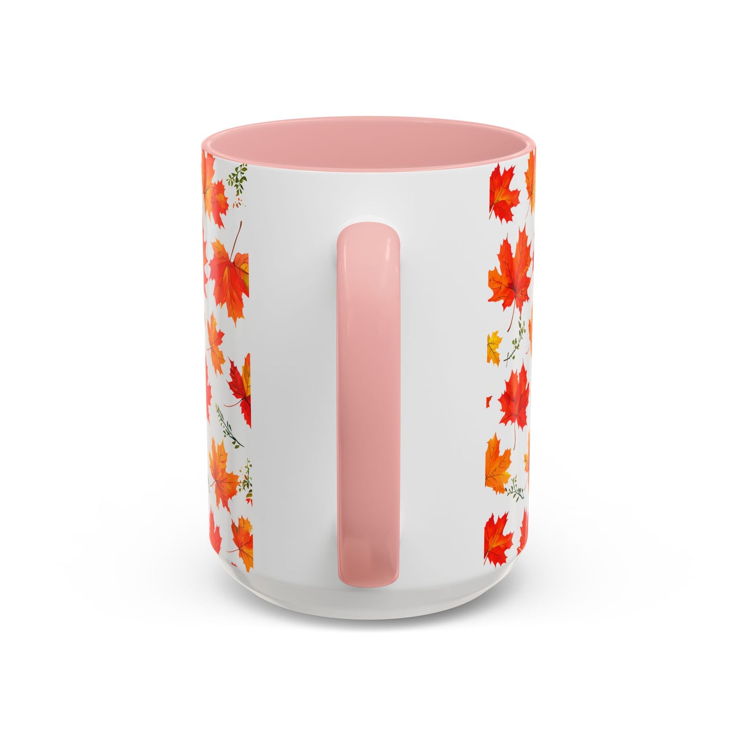 Autumn Leaves Coffee Mug, Fall Decor, Thanksgiving Gift, Hot Beverage Cup, Seasonal Drinkware