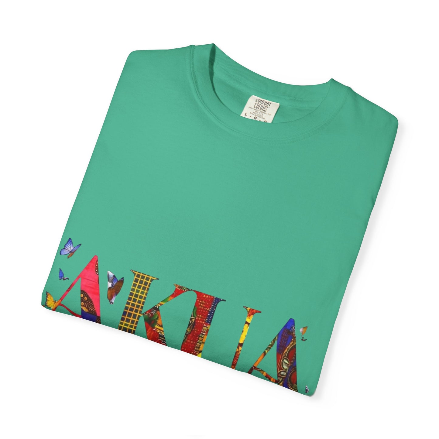 Colorful 'AKUA Wednesday' Unisex Garment-Dyed T-Shirt | Casual Wear, Graphic Tee, Street Style, Unique Gift, Daily Wear