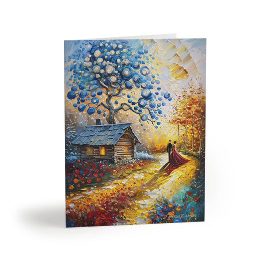Artistic Greeting Cards - Set of 8, 16, or 24, Perfect for Weddings, Anniversaries, Holidays, and Special Occasions