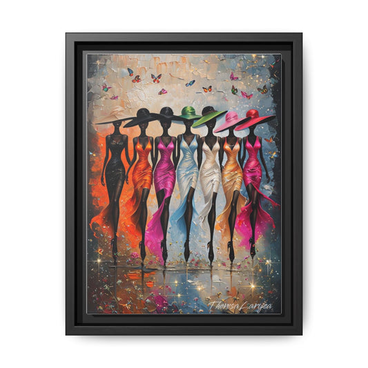 Matte Canvas, Framed (Multi-color)