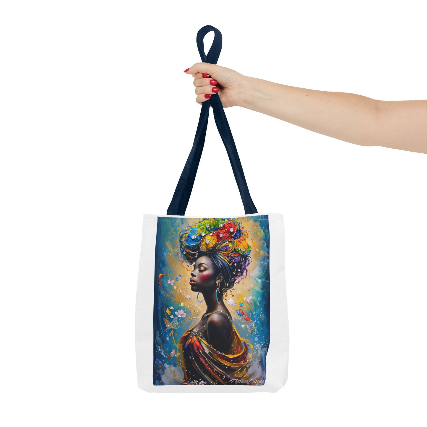 Vibrant Art Tote Bag, Stylish Eco-Friendly Grocery Bag, Elegant Gift for Art Lovers, Fashionable Daily Use, Perfect for Festivals