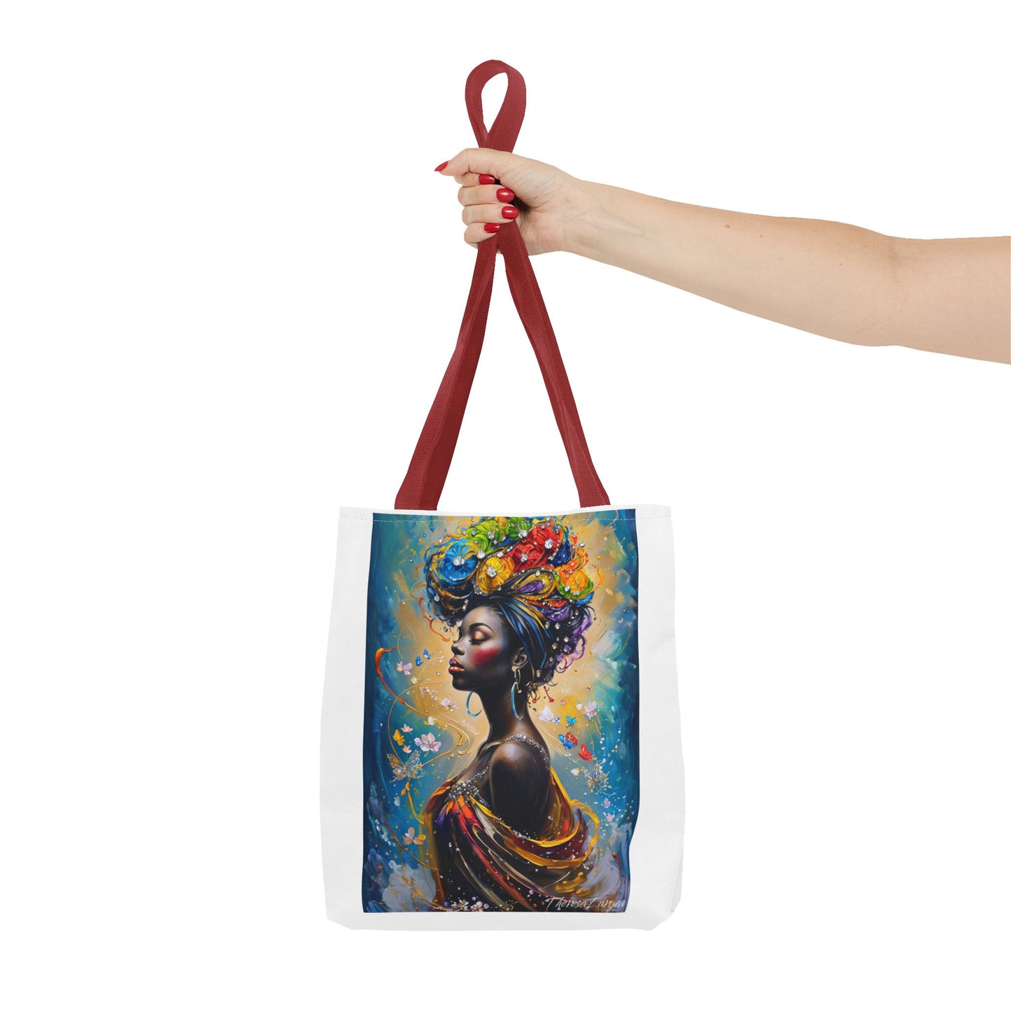 Vibrant Art Tote Bag, Stylish Eco-Friendly Grocery Bag, Elegant Gift for Art Lovers, Fashionable Daily Use, Perfect for Festivals