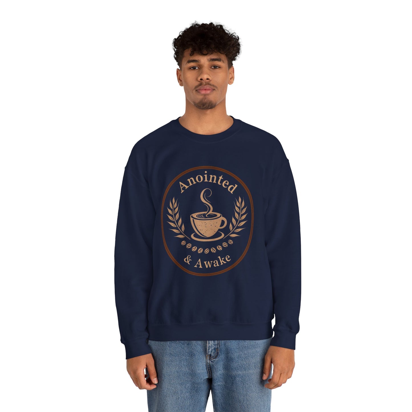 Cozy Coffee Sweatshirt - Anointed & Awake