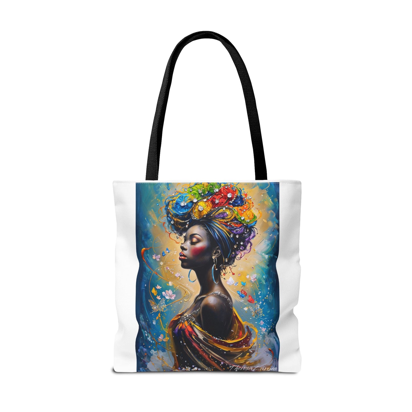 Vibrant Art Tote Bag, Stylish Eco-Friendly Grocery Bag, Elegant Gift for Art Lovers, Fashionable Daily Use, Perfect for Festivals