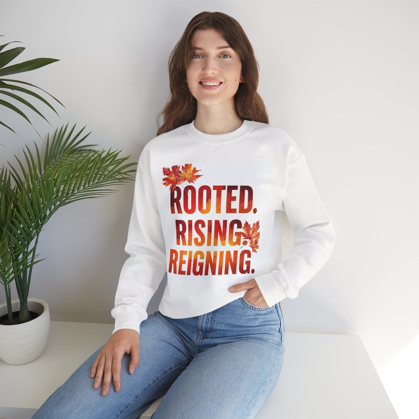 Inspirational Crewneck Sweatshirt: Motivational Gift, Cozy Clothing, Casual Style, Empowerment, Affirmation Apparel