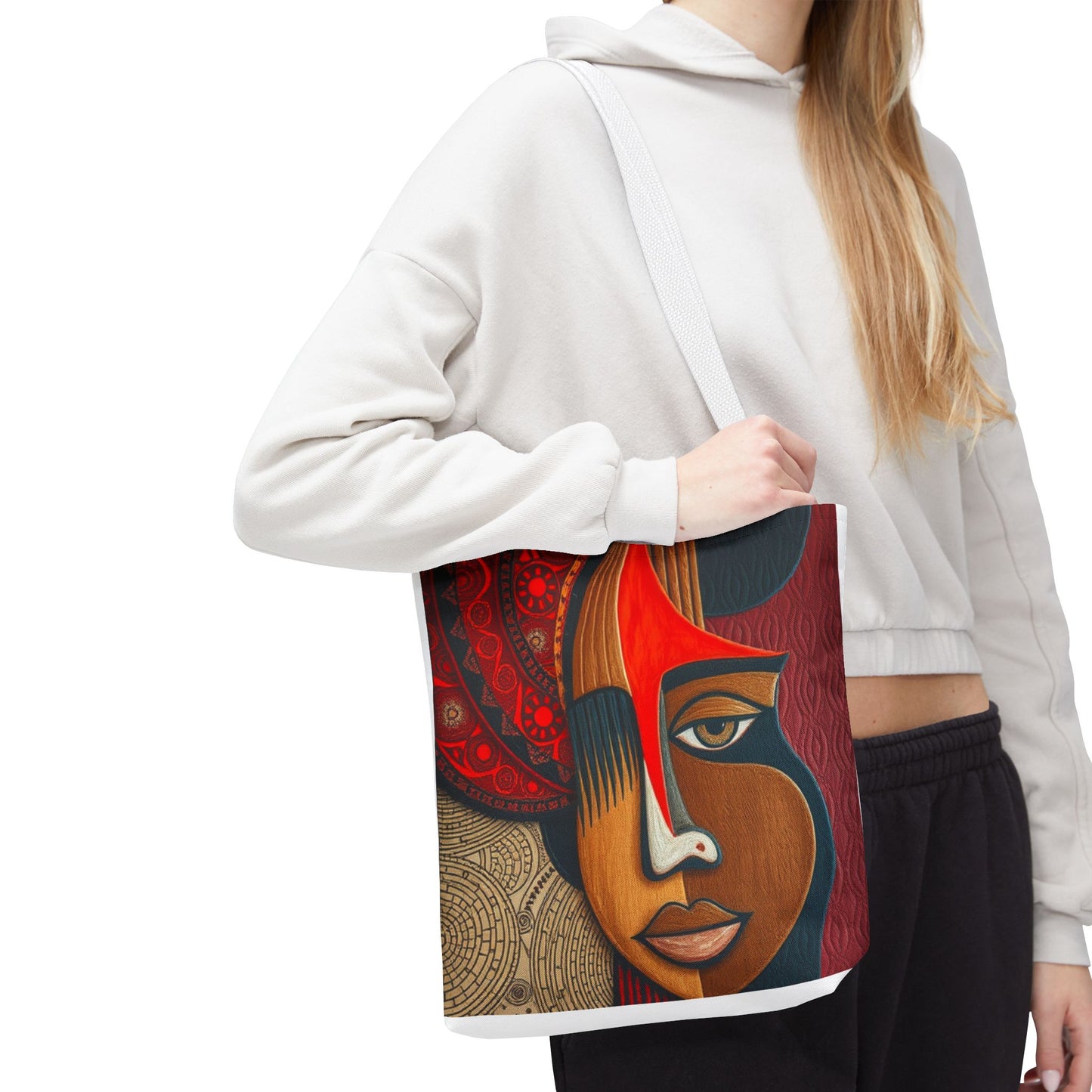 Bohemian Art Tote Bag, Stylish Reusable Bag, Handmade Gift, Ethnic Pattern Shopper, Eco-Friendly Beach Bag, Unique Canvas Purse