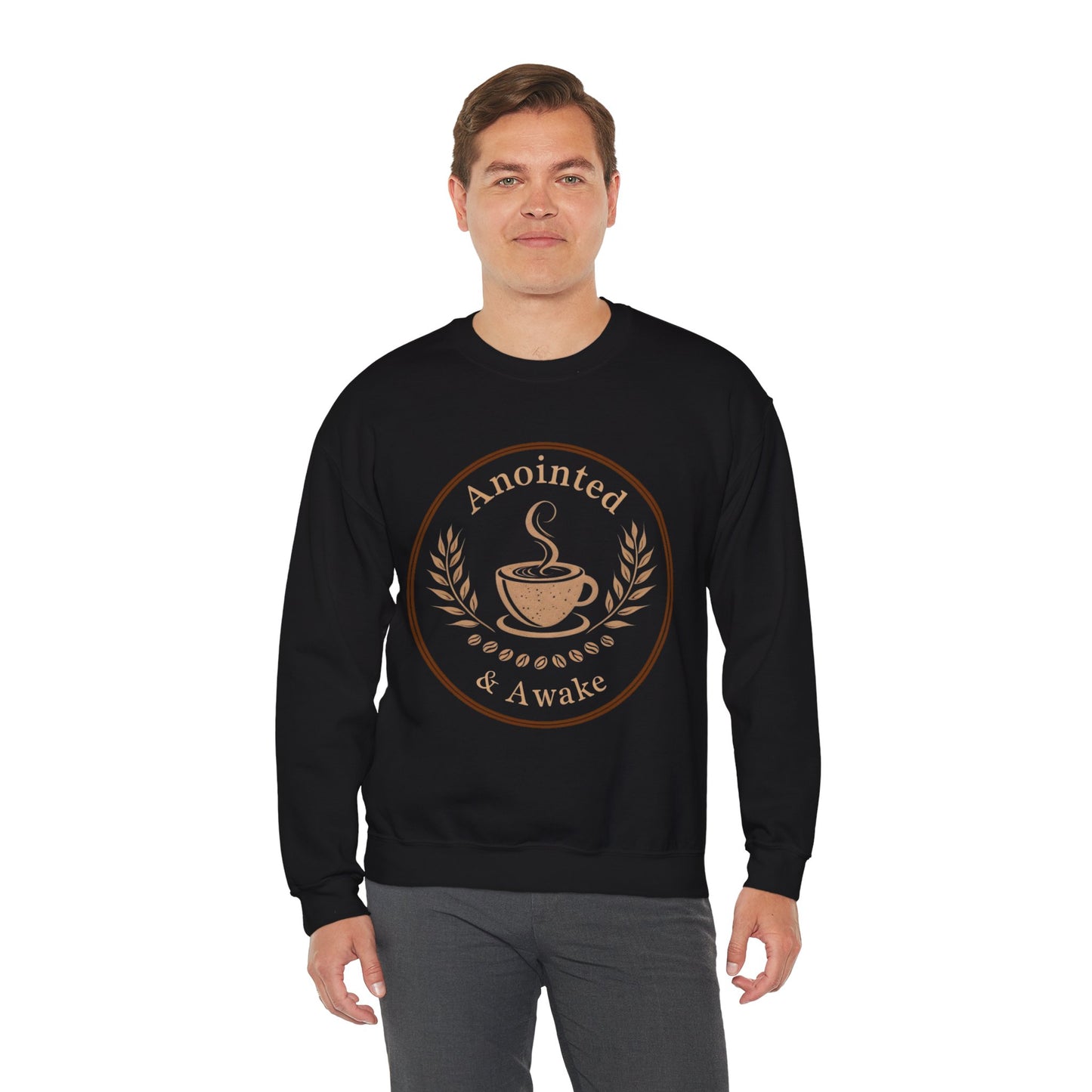 Cozy Coffee Sweatshirt - Anointed & Awake