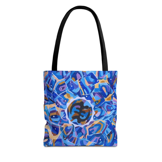 Artistic AOP Tote Bag, Colorful Everyday Tote, Trendy Shopping Bag, Unique Gift for Her, Boho Style Bag
