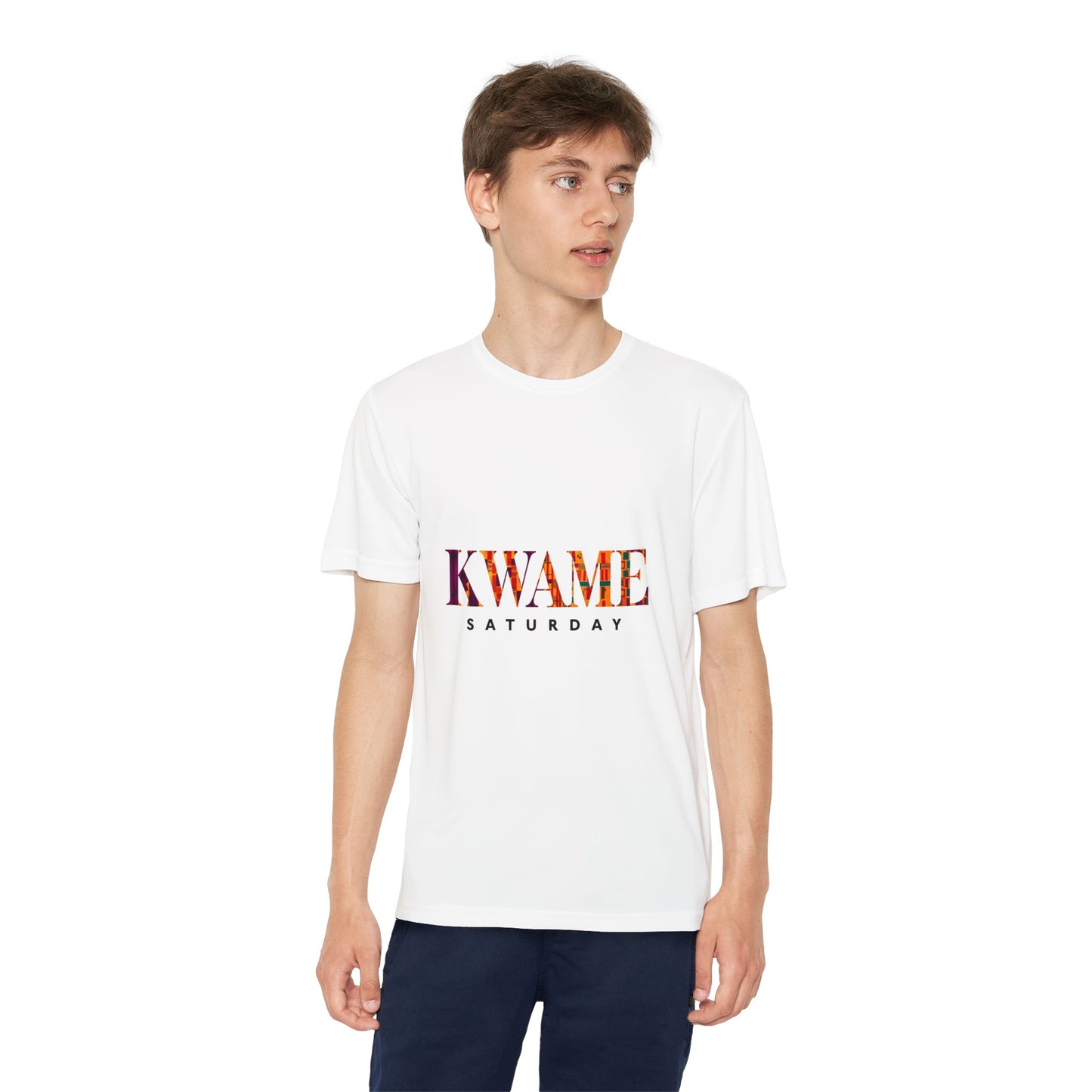 Youth Competitor Tee with KWAME SATURDAY Design - Perfect for Sports Events, Birthdays, Weekend Outfits, Gift for Youth, Casual Wear