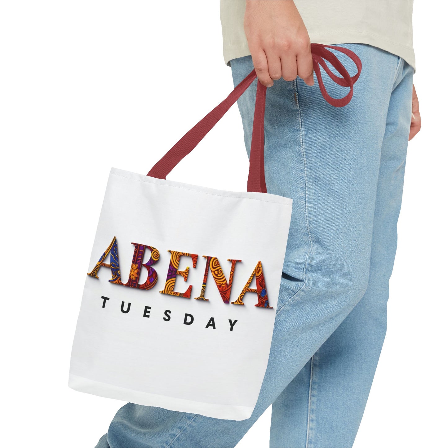 Abena Tuesday Tote Bag, Stylish Carryall, Gift for Her, Daily Use, Eco-Friendly, Fashionable Shopper's Bag, Personalized Tote