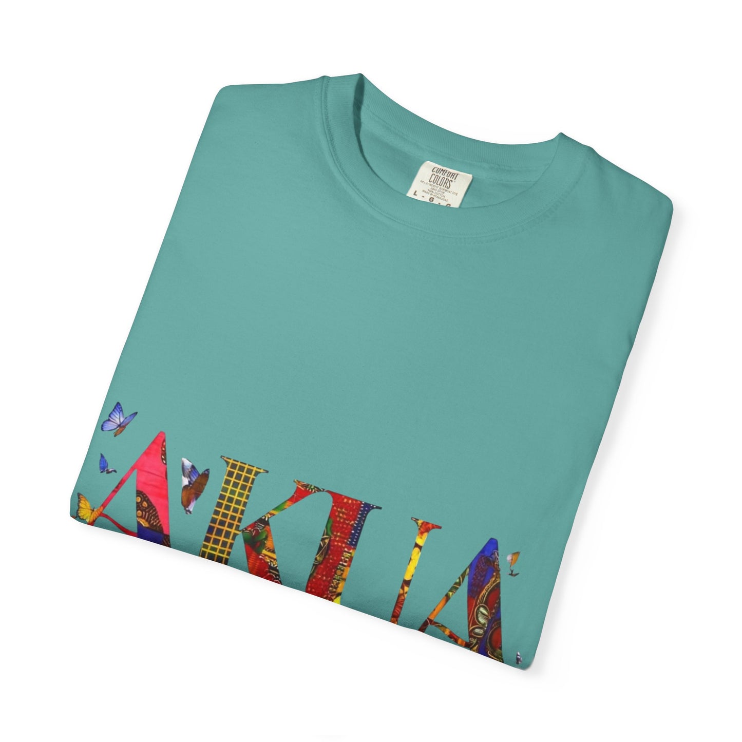Colorful 'AKUA Wednesday' Unisex Garment-Dyed T-Shirt | Casual Wear, Graphic Tee, Street Style, Unique Gift, Daily Wear