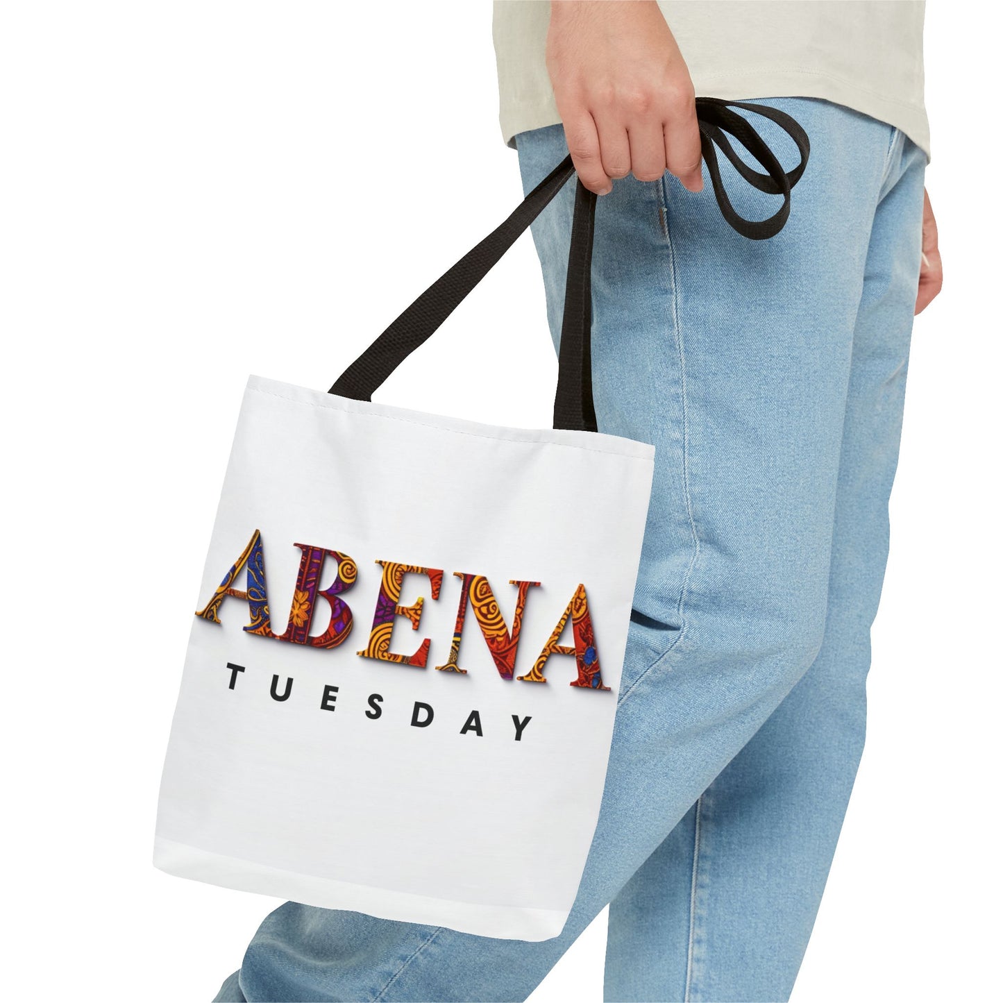 Abena Tuesday Tote Bag, Stylish Carryall, Gift for Her, Daily Use, Eco-Friendly, Fashionable Shopper's Bag, Personalized Tote