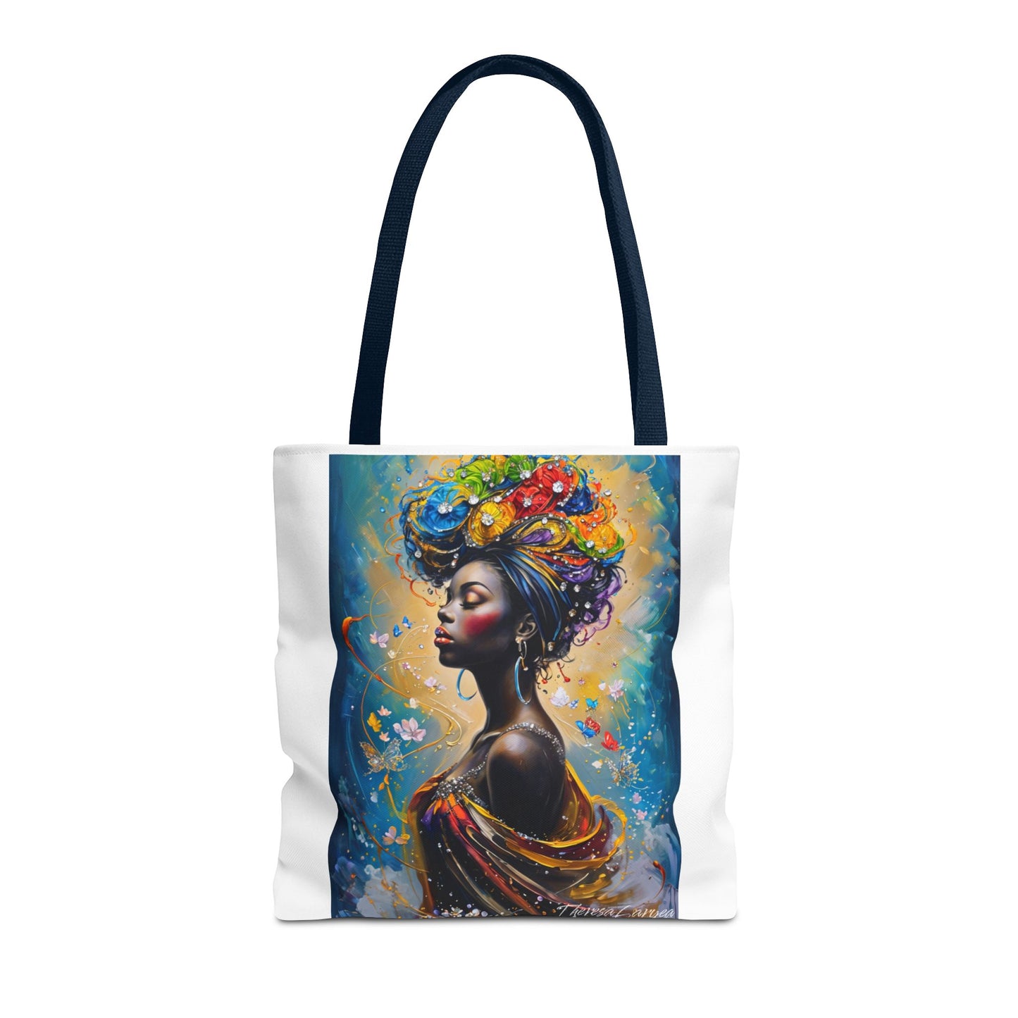 Vibrant Art Tote Bag, Stylish Eco-Friendly Grocery Bag, Elegant Gift for Art Lovers, Fashionable Daily Use, Perfect for Festivals