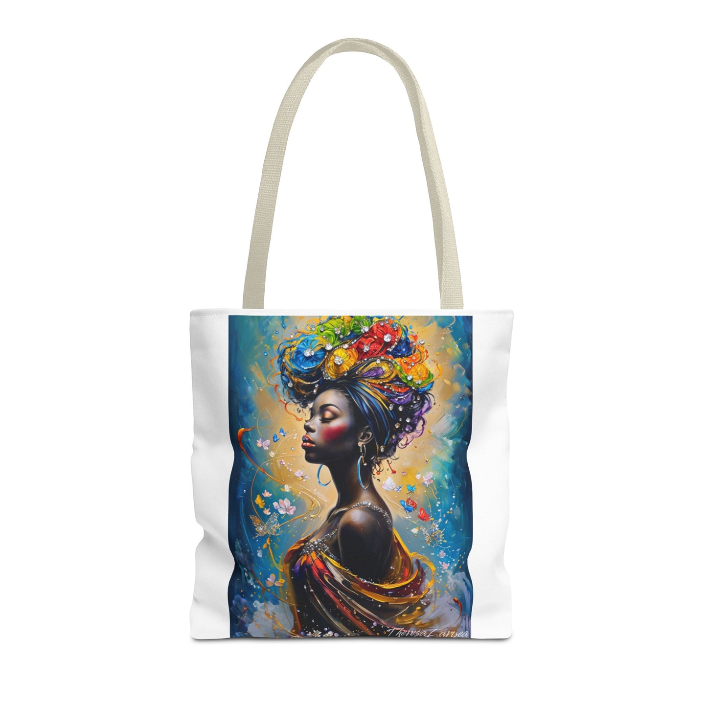 Vibrant Art Tote Bag, Stylish Eco-Friendly Grocery Bag, Elegant Gift for Art Lovers, Fashionable Daily Use, Perfect for Festivals