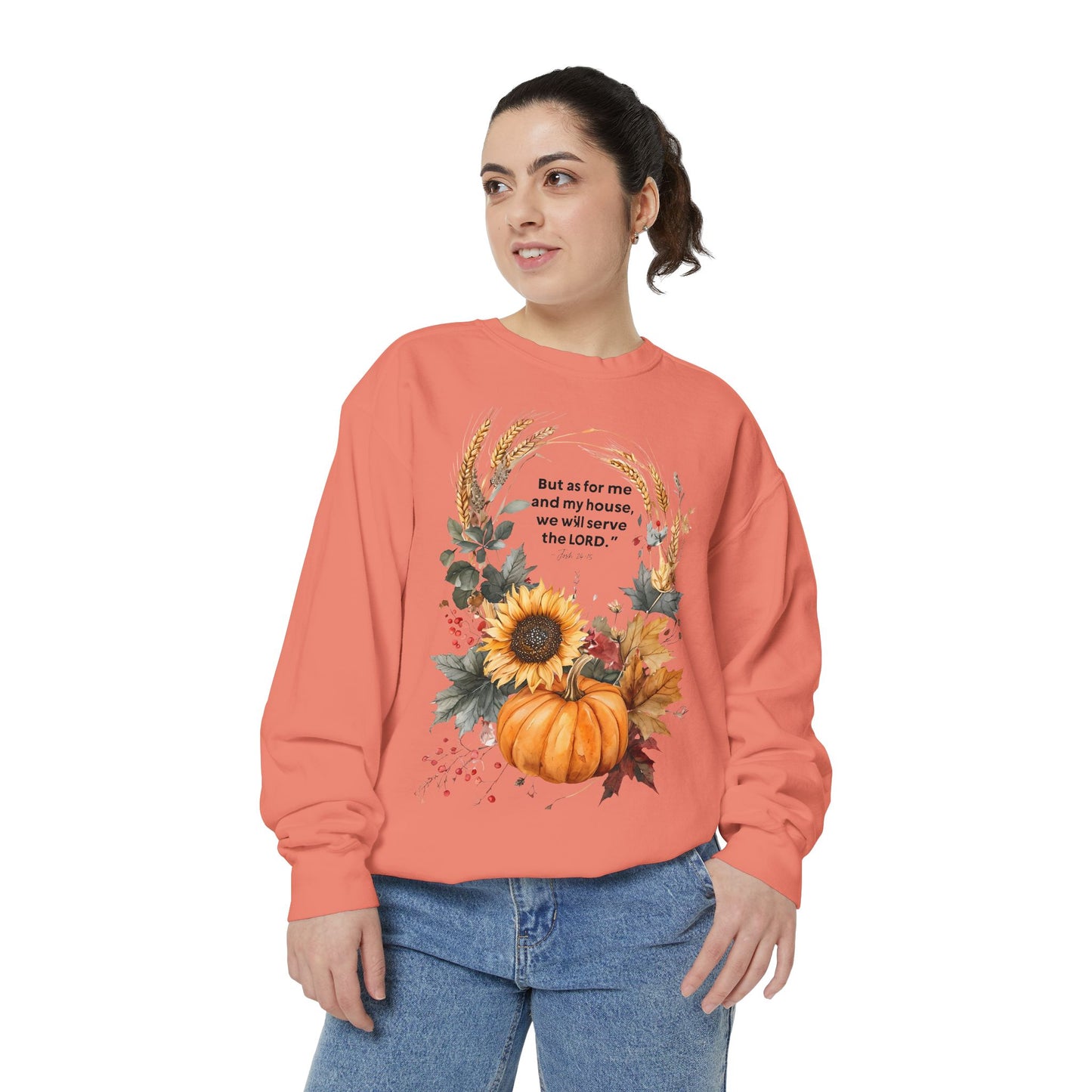 Cozy Fall Sweatshirt with Inspirational Quote, Perfect for Thanksgiving, Autumn Wardrobe, Gift for Her, Layering Piece, Unisex Apparel