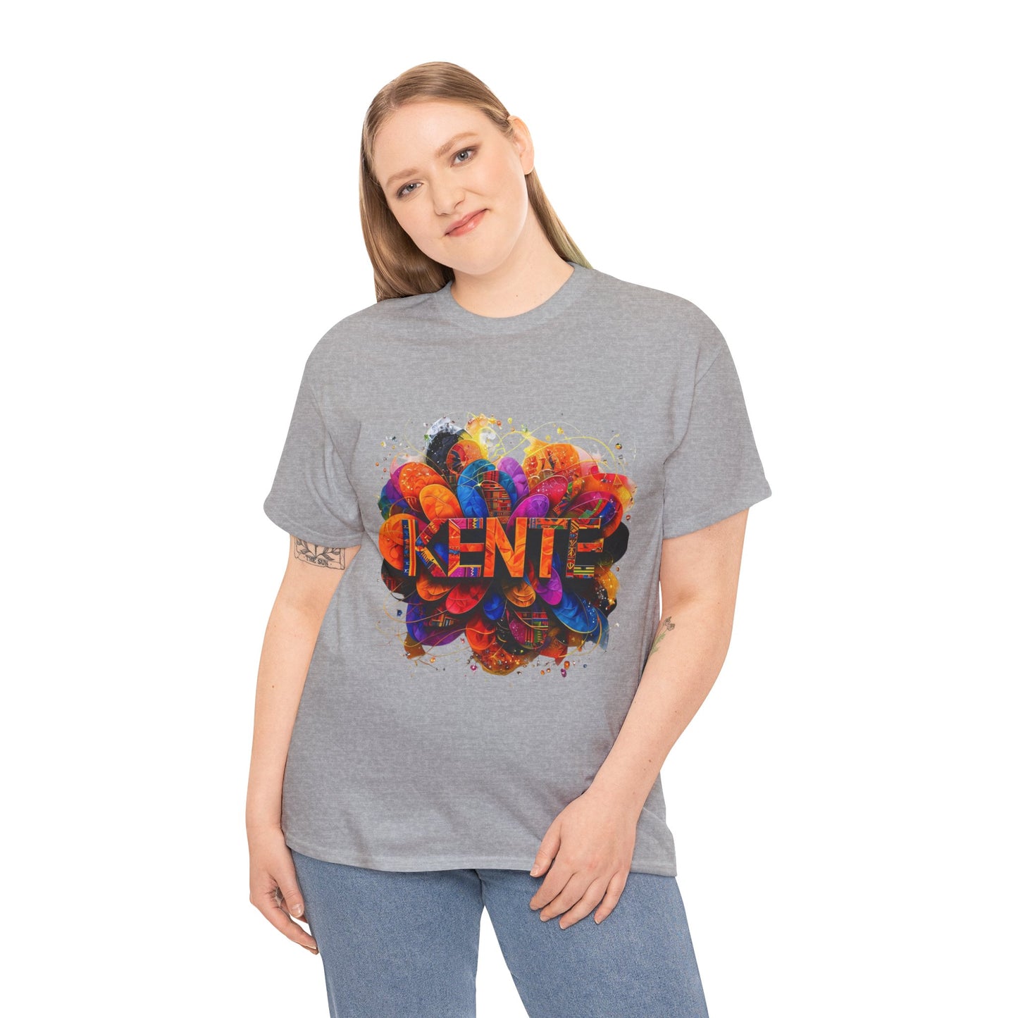 Vibrant Artistic Expression Tee - Unisex Cotton T-Shirt, Casual Wear, Gift for Art Lovers, Bright Design, Everyday Style