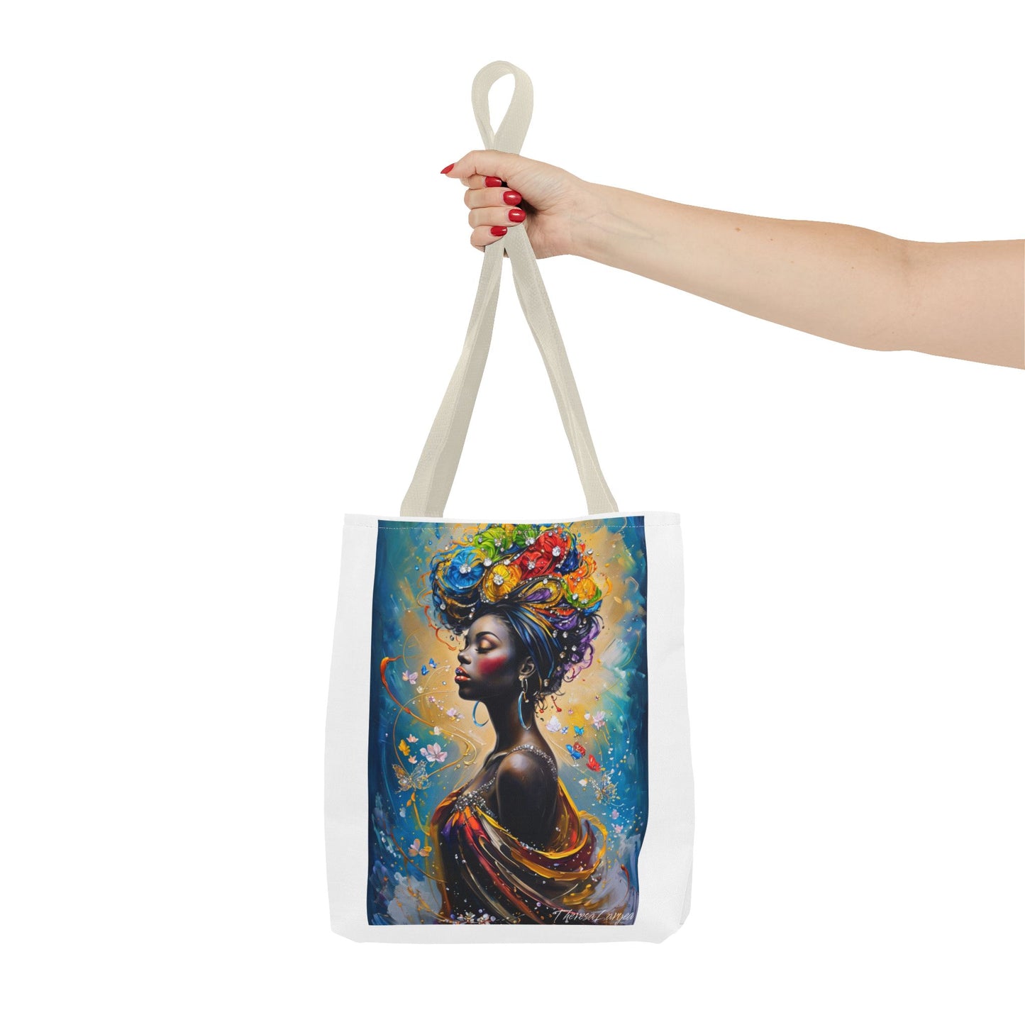 Vibrant Art Tote Bag, Stylish Eco-Friendly Grocery Bag, Elegant Gift for Art Lovers, Fashionable Daily Use, Perfect for Festivals