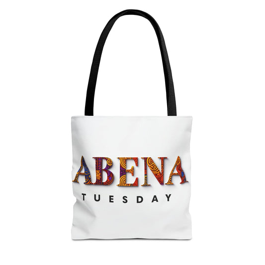 Abena Tuesday Tote Bag, Stylish Carryall, Gift for Her, Daily Use, Eco-Friendly, Fashionable Shopper's Bag, Personalized Tote
