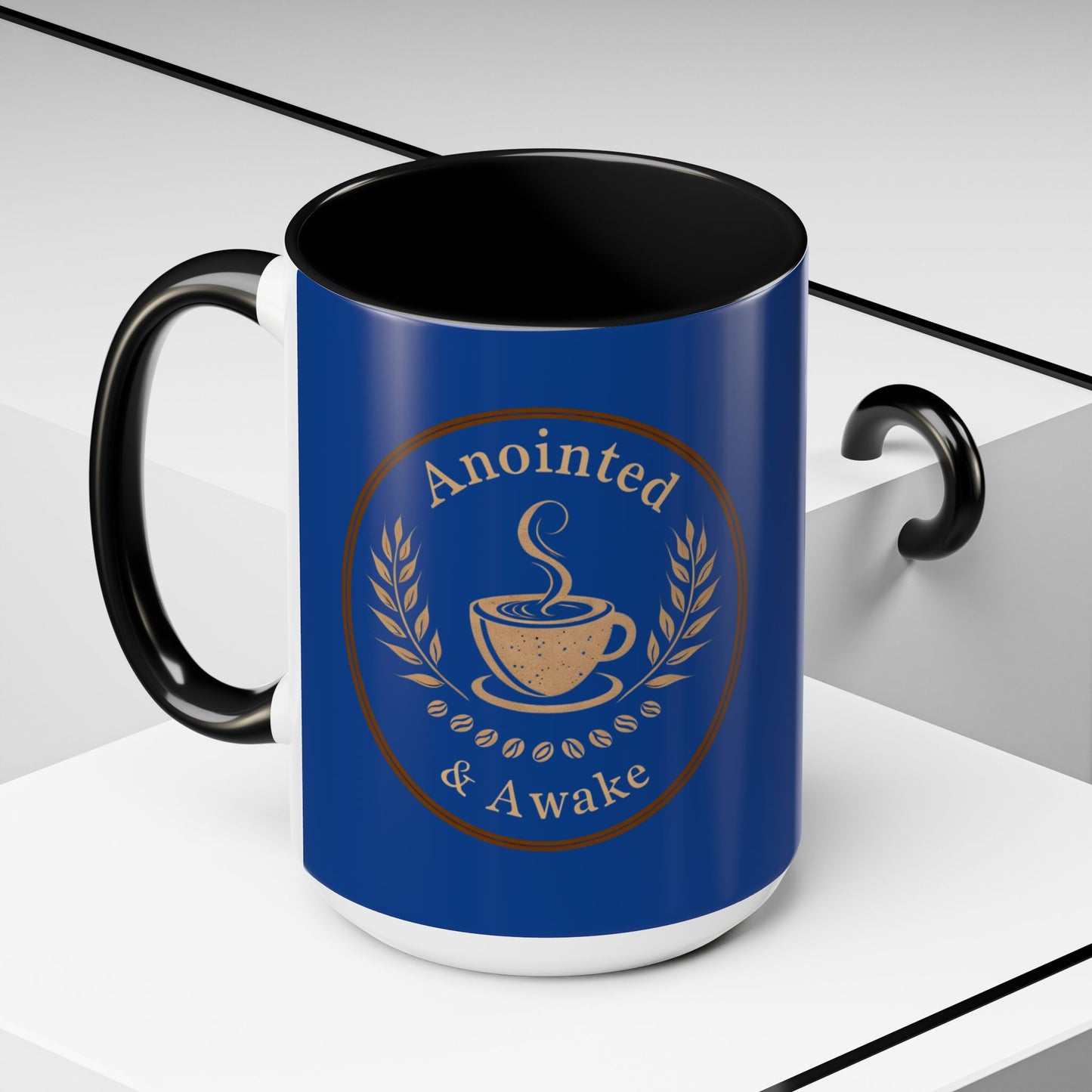Anointed & Awake Coffee Mug - Perfect for Morning Rituals, Unique Gift, Coffee Lover's Delight, Personalized Drinkware, Spiritual Mug