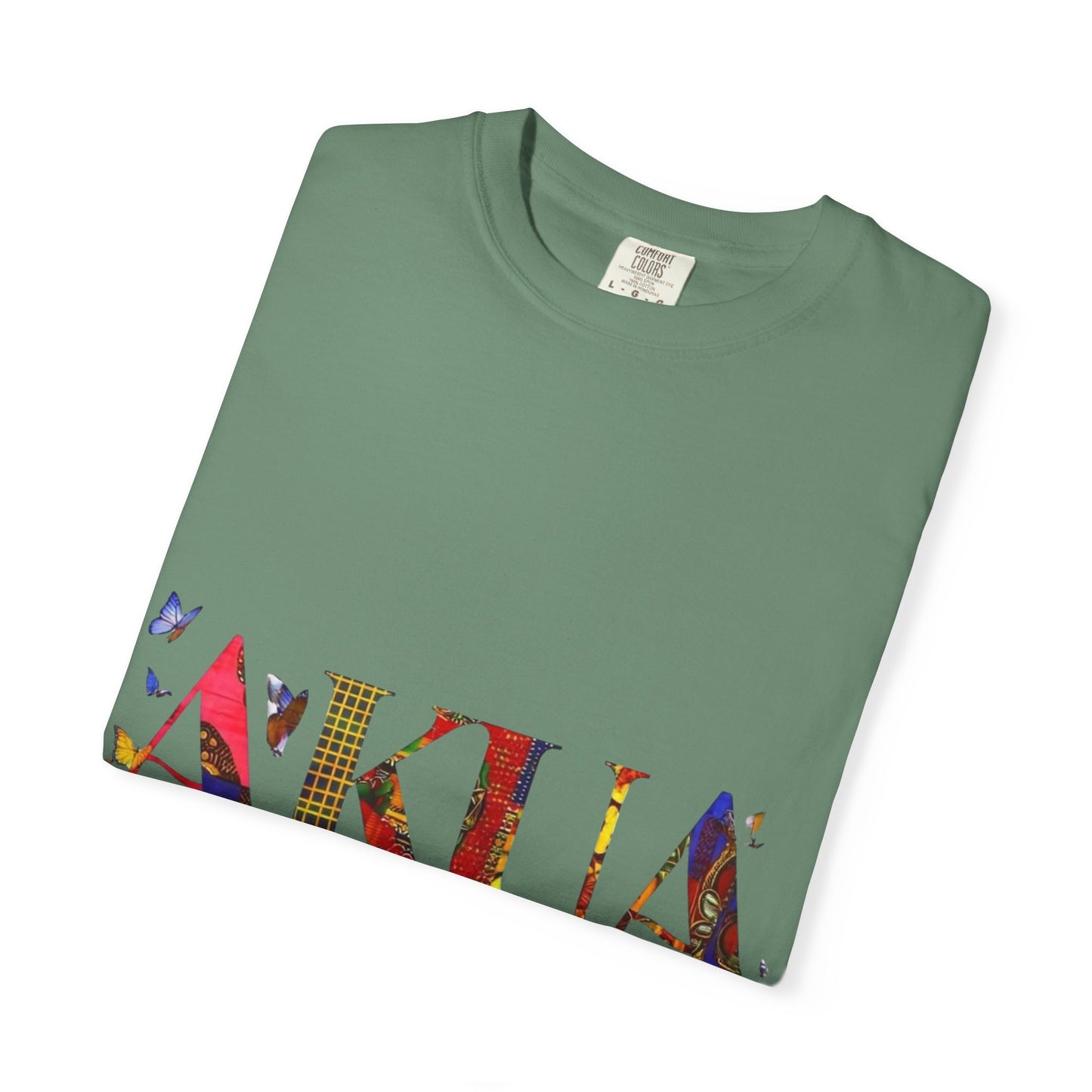 Colorful 'AKUA Wednesday' Unisex Garment-Dyed T-Shirt | Casual Wear, Graphic Tee, Street Style, Unique Gift, Daily Wear