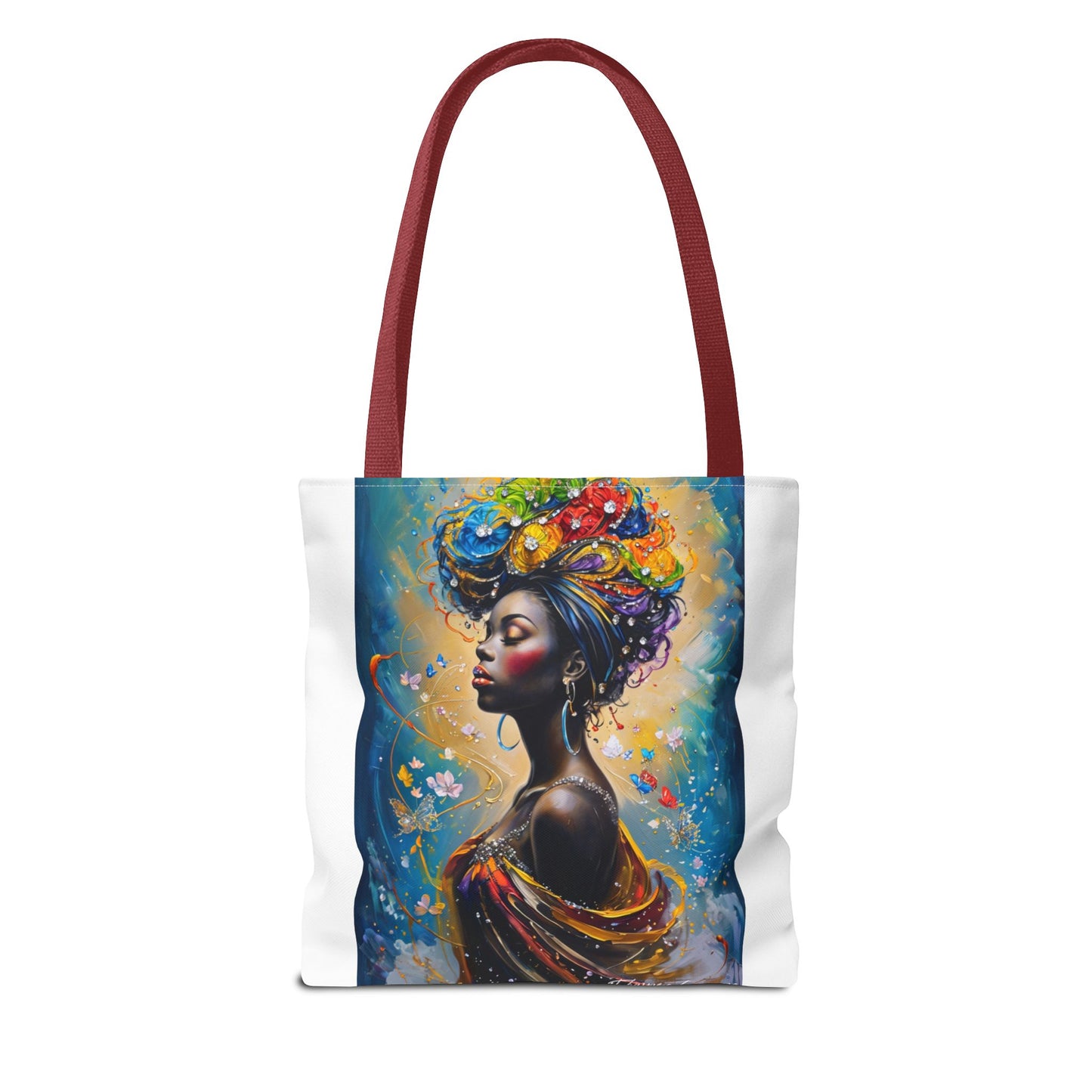 Vibrant Art Tote Bag, Stylish Eco-Friendly Grocery Bag, Elegant Gift for Art Lovers, Fashionable Daily Use, Perfect for Festivals