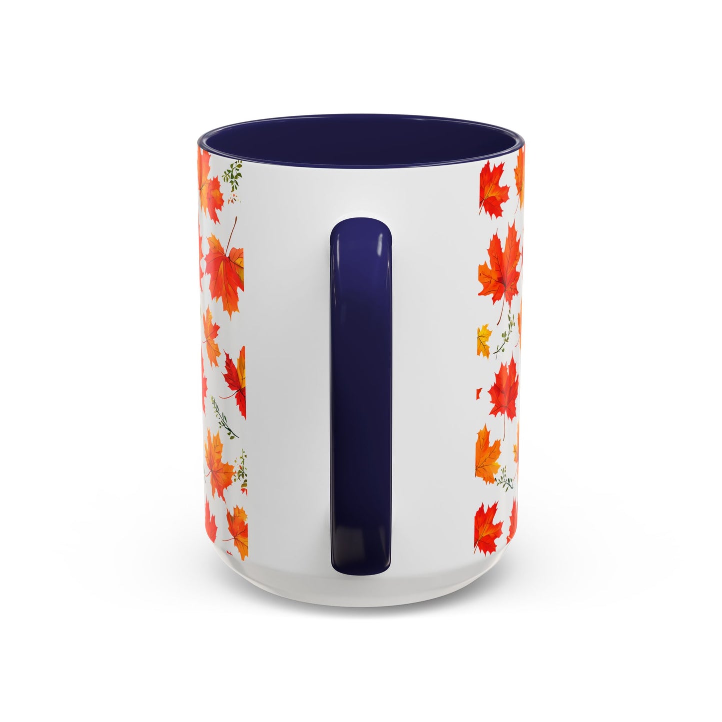 Autumn Leaves Coffee Mug, Fall Decor, Thanksgiving Gift, Hot Beverage Cup, Seasonal Drinkware