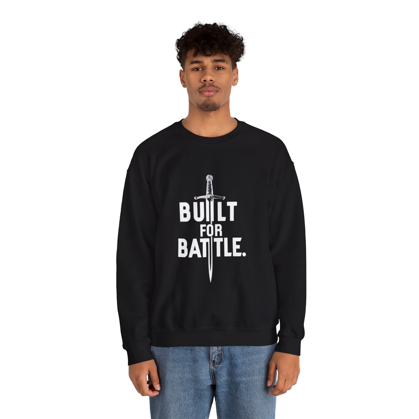Battle Ready Sweatshirt - Unisex Heavy Blend Crewneck, Casual Comfort, Unique Gift for Gamers, Stylish Streetwear, Perfect for Parties