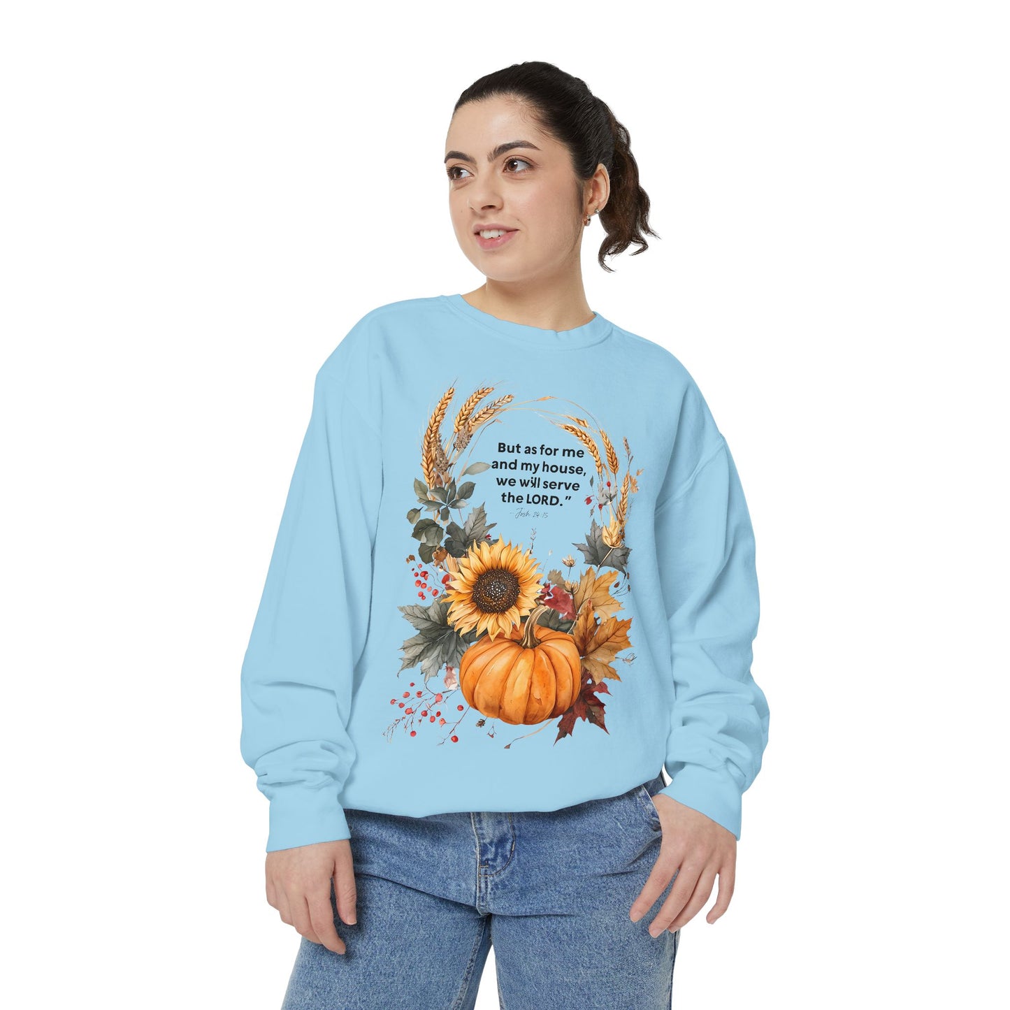 Cozy Fall Sweatshirt with Inspirational Quote, Perfect for Thanksgiving, Autumn Wardrobe, Gift for Her, Layering Piece, Unisex Apparel