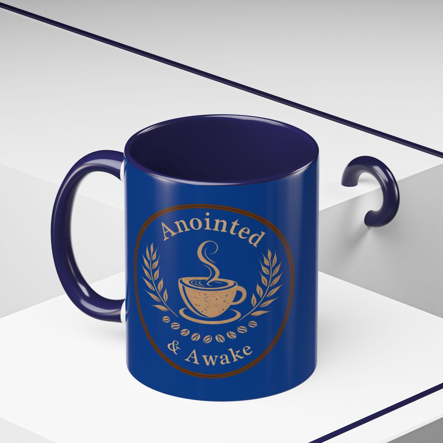 Anointed & Awake Coffee Mug - Perfect for Morning Rituals, Unique Gift, Coffee Lover's Delight, Personalized Drinkware, Spiritual Mug