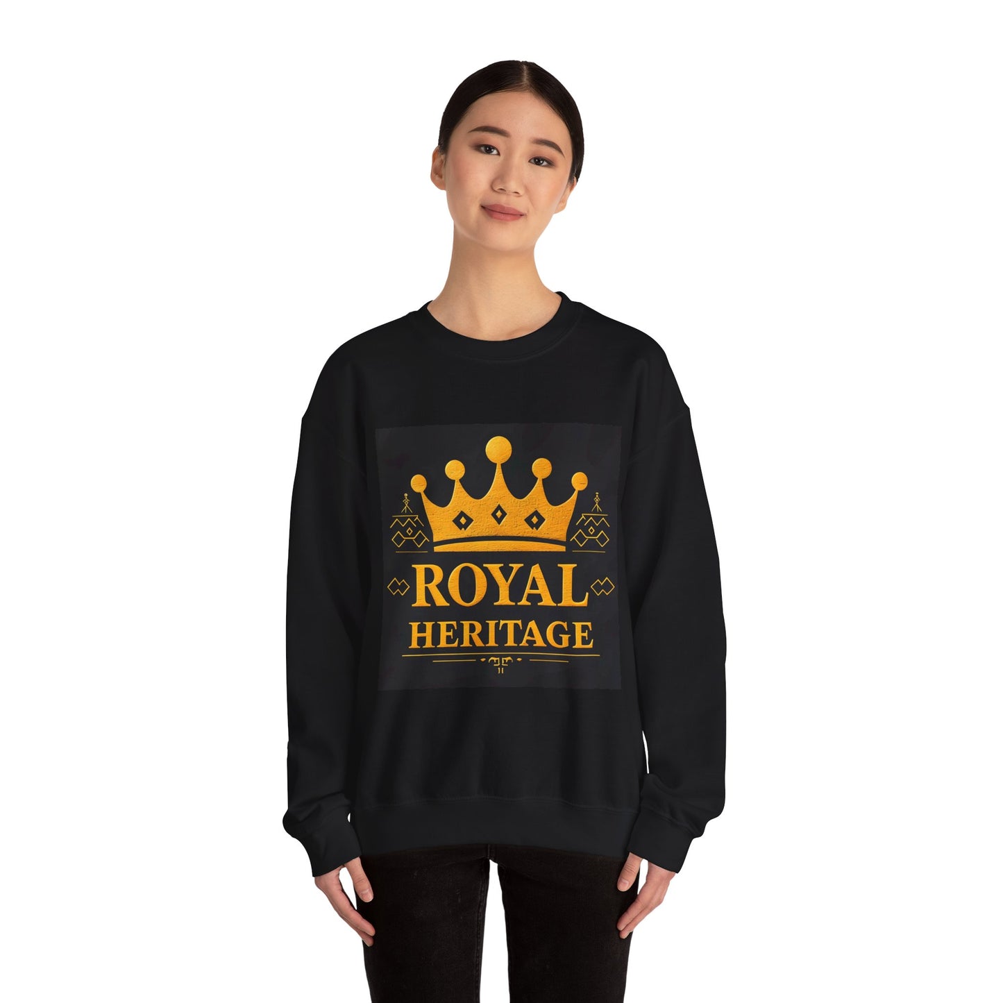Royal Heritage Crewneck Sweatshirt - Unisex, Classic Style, Perfect for Casual Wear, Gifts, Heritage Celebrations