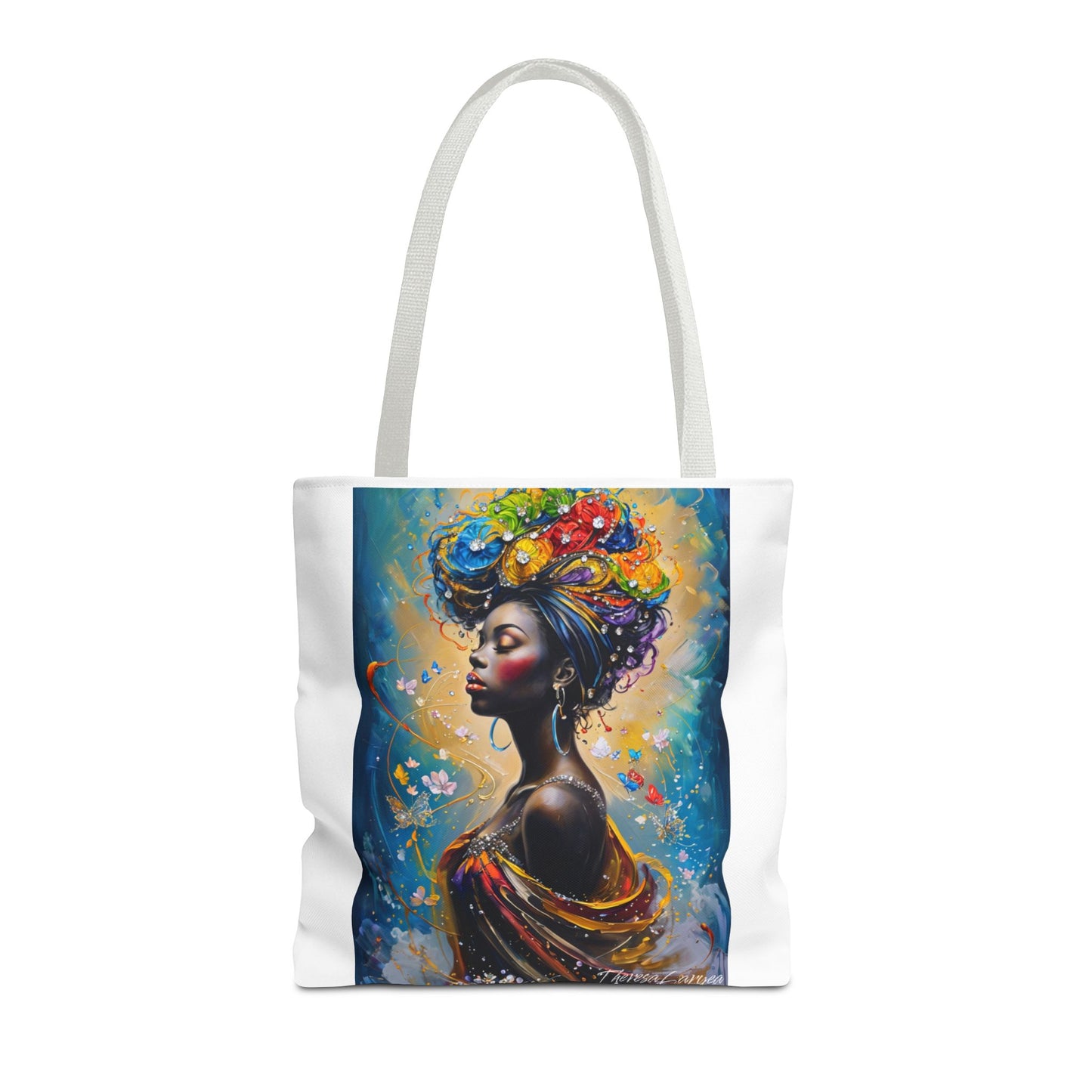 Vibrant Art Tote Bag, Stylish Eco-Friendly Grocery Bag, Elegant Gift for Art Lovers, Fashionable Daily Use, Perfect for Festivals