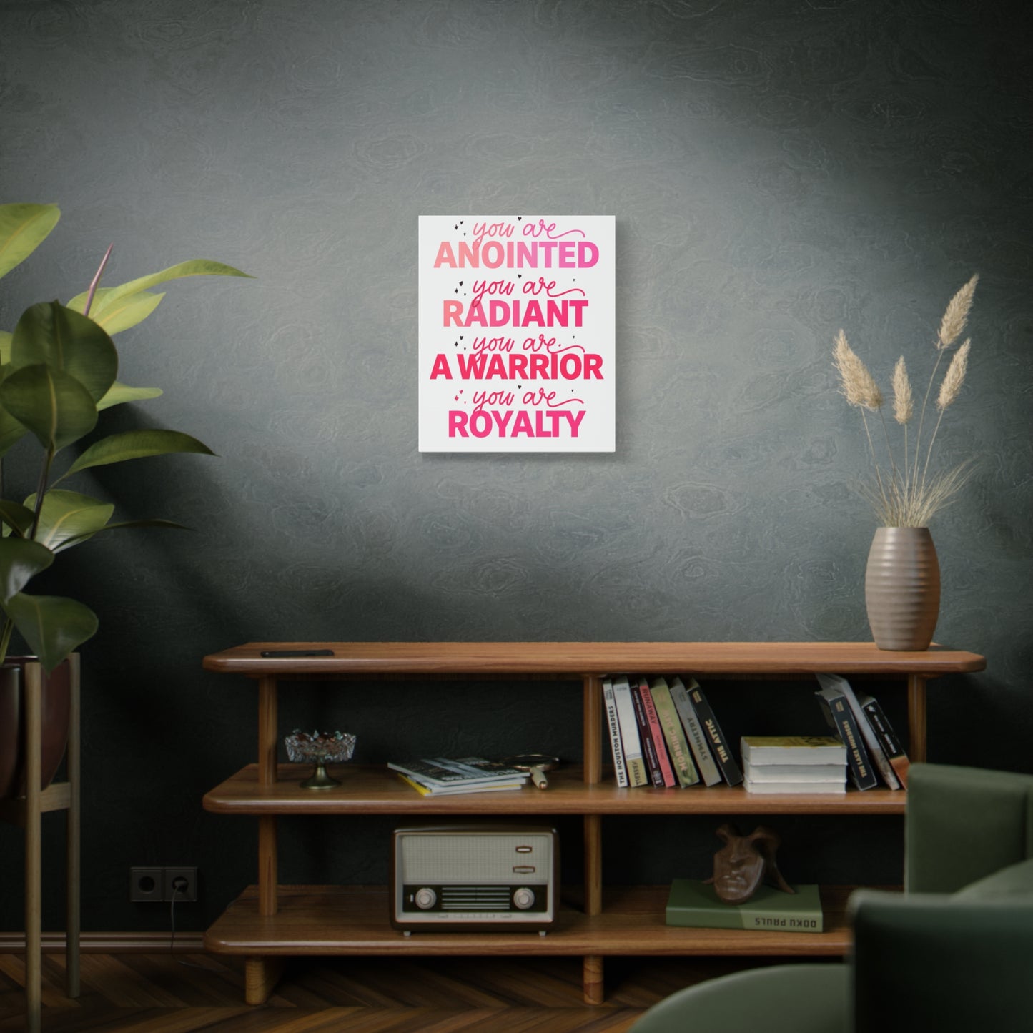 Inspirational Wall Art Print, Motivational Home Decor, Christian Canvases, Gift for Her, Uplifting Affirmations