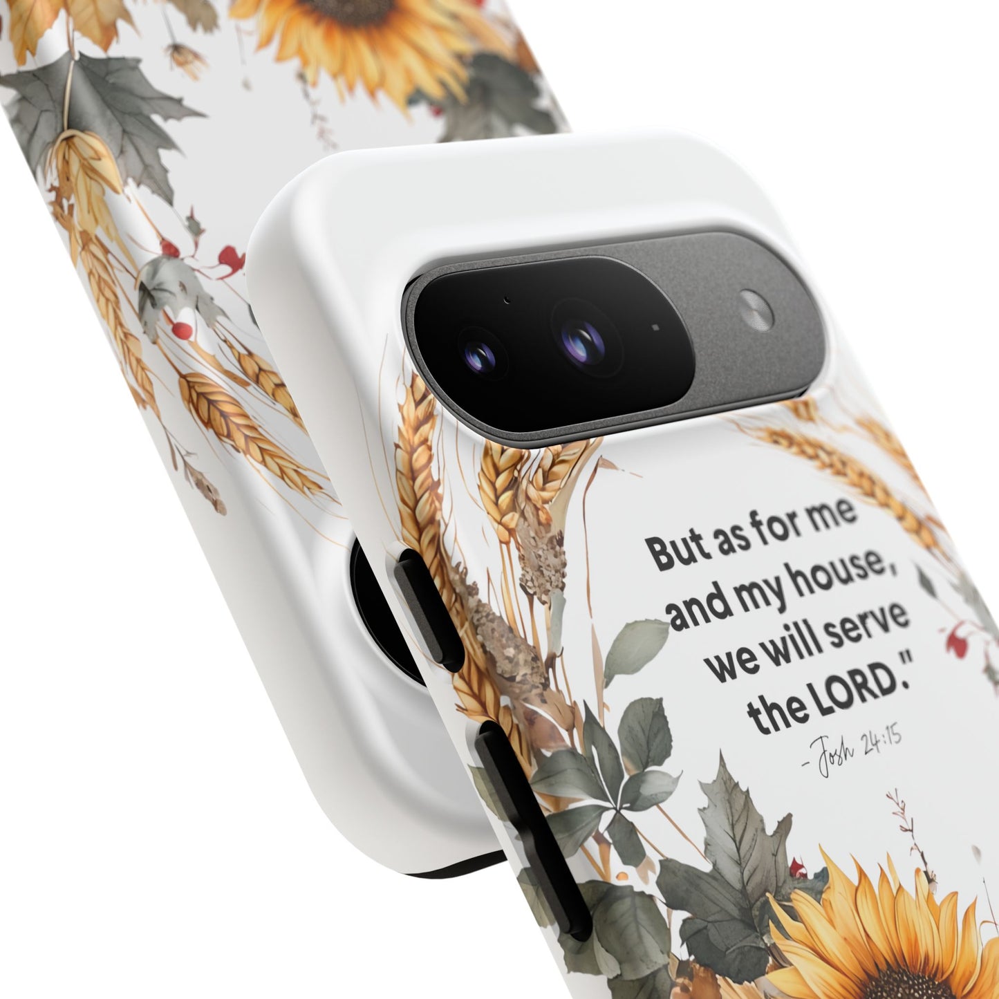 Fall-Themed Phone Case, Cozy Autumn Decor, Inspirational Quote, Pumpkin Design, Gift for Him or Her