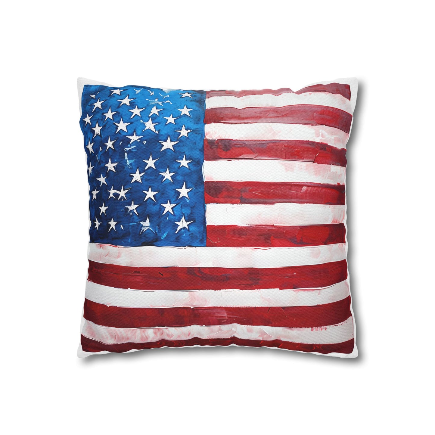 Patriotic Pillowcase, USA Flag Decor, Home Decoration, Independence Day Gift, Living Room Accent