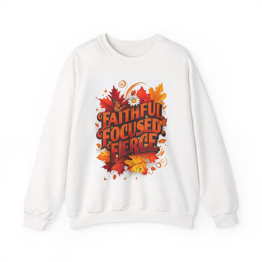 Fierce Autumn Sweatshirt, Fall Fashion Crewneck, Cozy Unisex Sweatshirt, Inspirational Gift, Warm Layer for Everyday