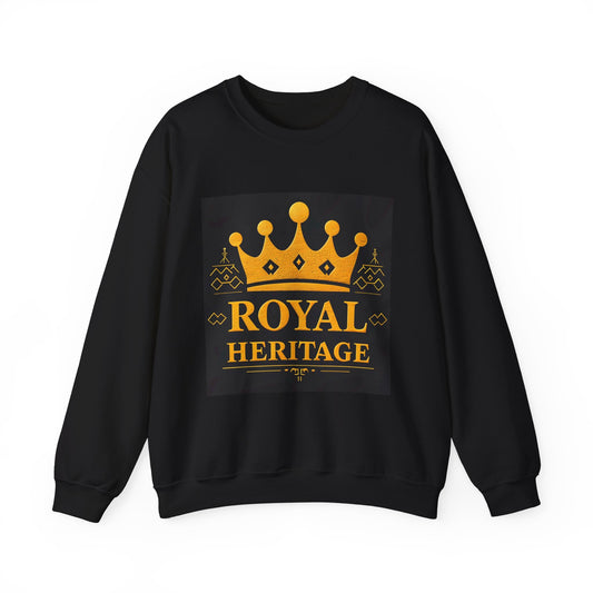 Royal Heritage Crewneck Sweatshirt - Unisex, Classic Style, Perfect for Casual Wear, Gifts, Heritage Celebrations