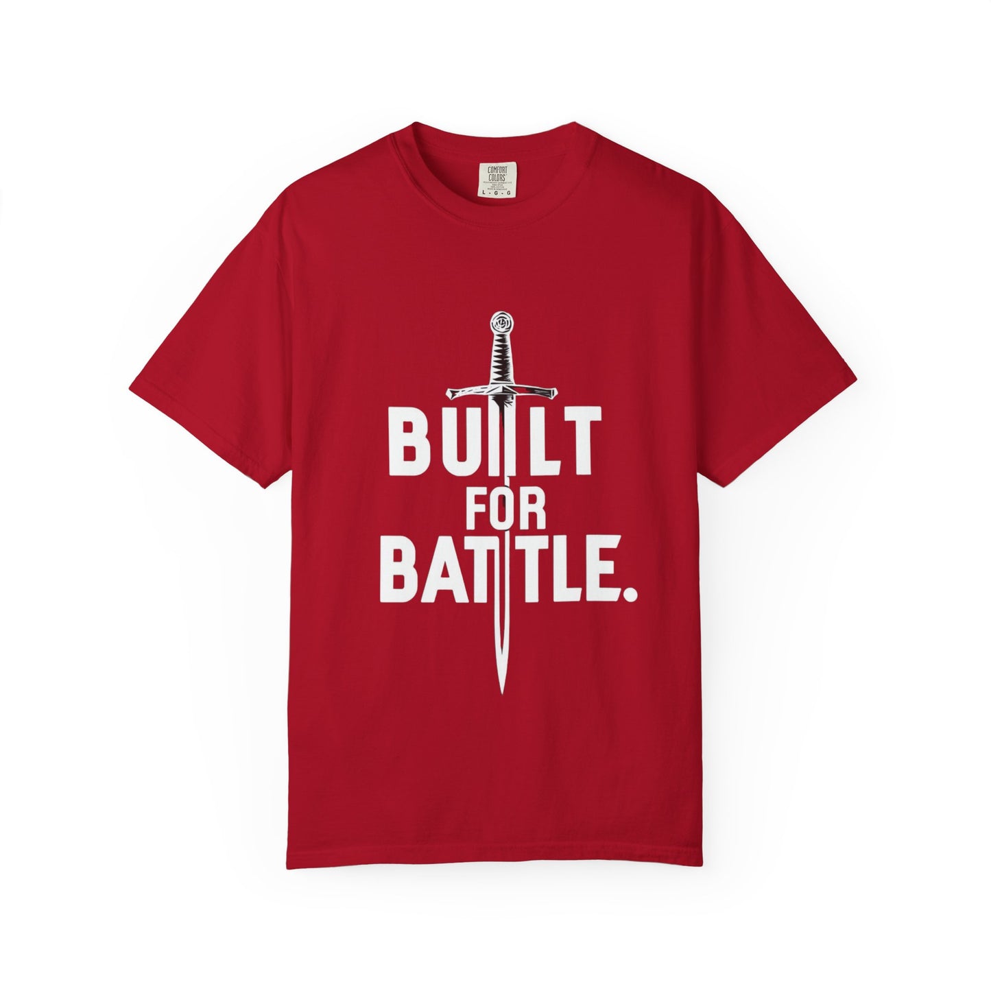 Battle-Ready Unisex T-shirt - Built for Battle - Casual Wear, Fitness, Gift for Warriors, Encouragement, Everyday Comfort