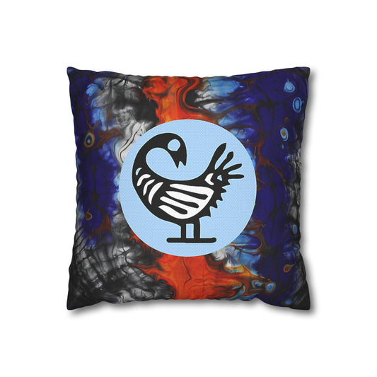 Colorful Artistic Pillowcase, Vibrant Home Decor, Unique Gift, Boho Chic Style, Artistic Throw Pillow, Cozy Living Space Decor