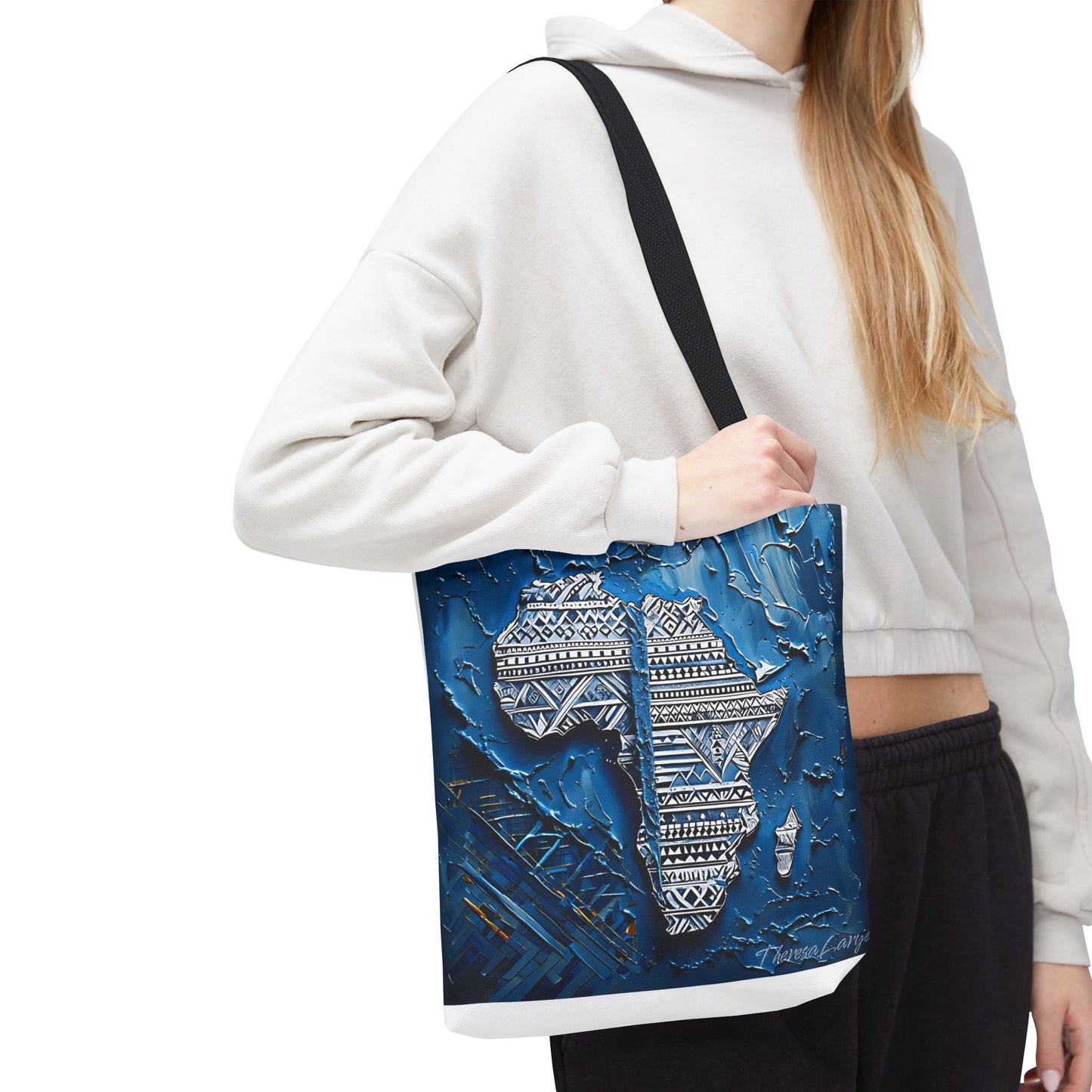 African Pride Tote Bag, Eco-Friendly Shopping Bag, Vacation Tote, Boho Style Bag, Gift for Travelers, Art Tote
