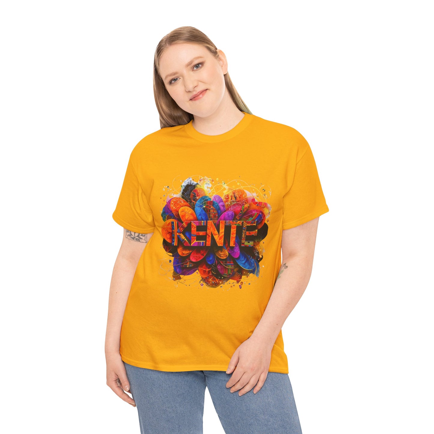 Vibrant Artistic Expression Tee - Unisex Cotton T-Shirt, Casual Wear, Gift for Art Lovers, Bright Design, Everyday Style