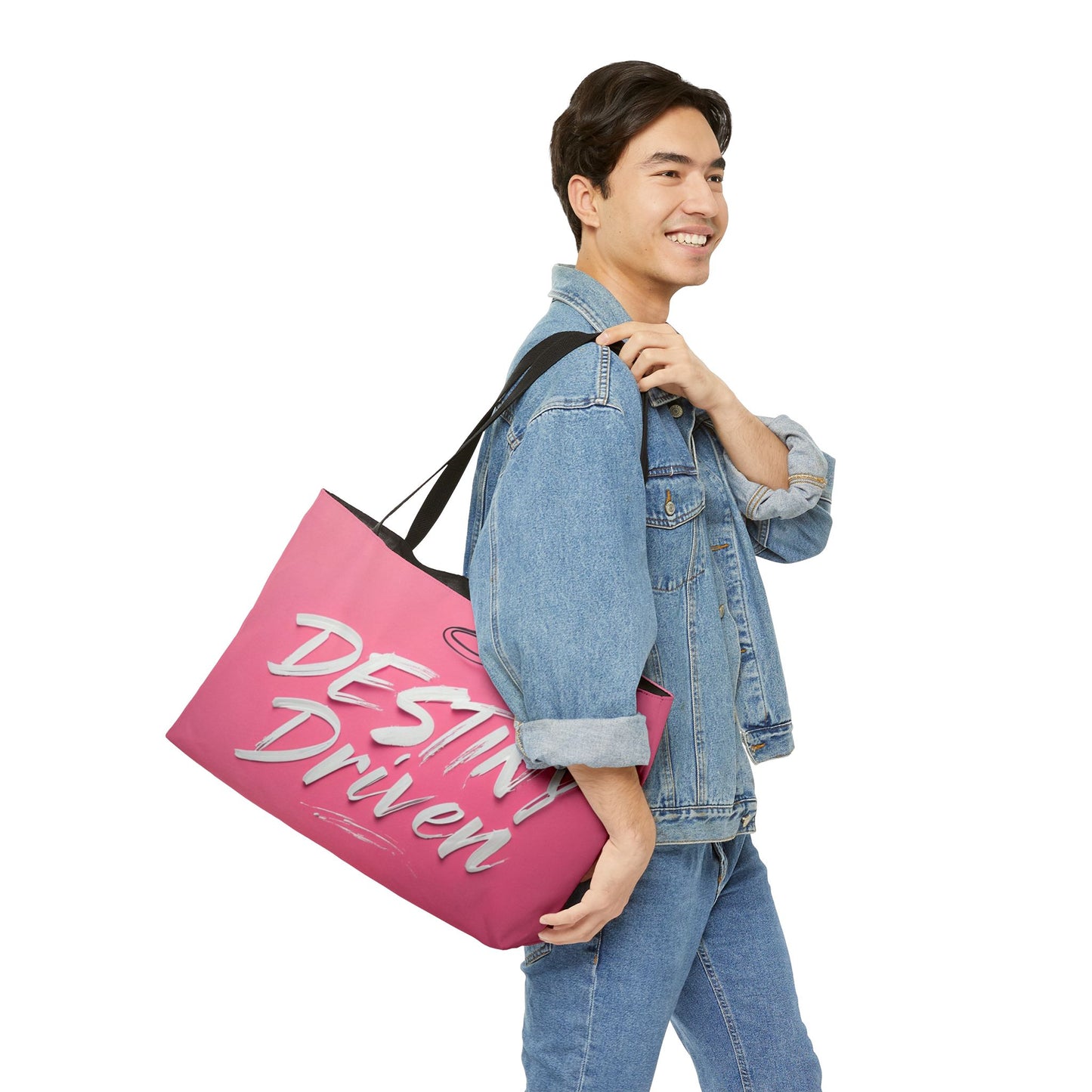 Chic Weekender Tote Bag - Destiny Driven, Perfect for Travel, Beach, Gym, Shopping, Gifts