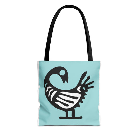 Artistic Tote Bag with Unique Swan Design, Eco-Friendly Grocery Bag, Stylish Beach Bag, Gift for Bird Lovers, Travel Tote