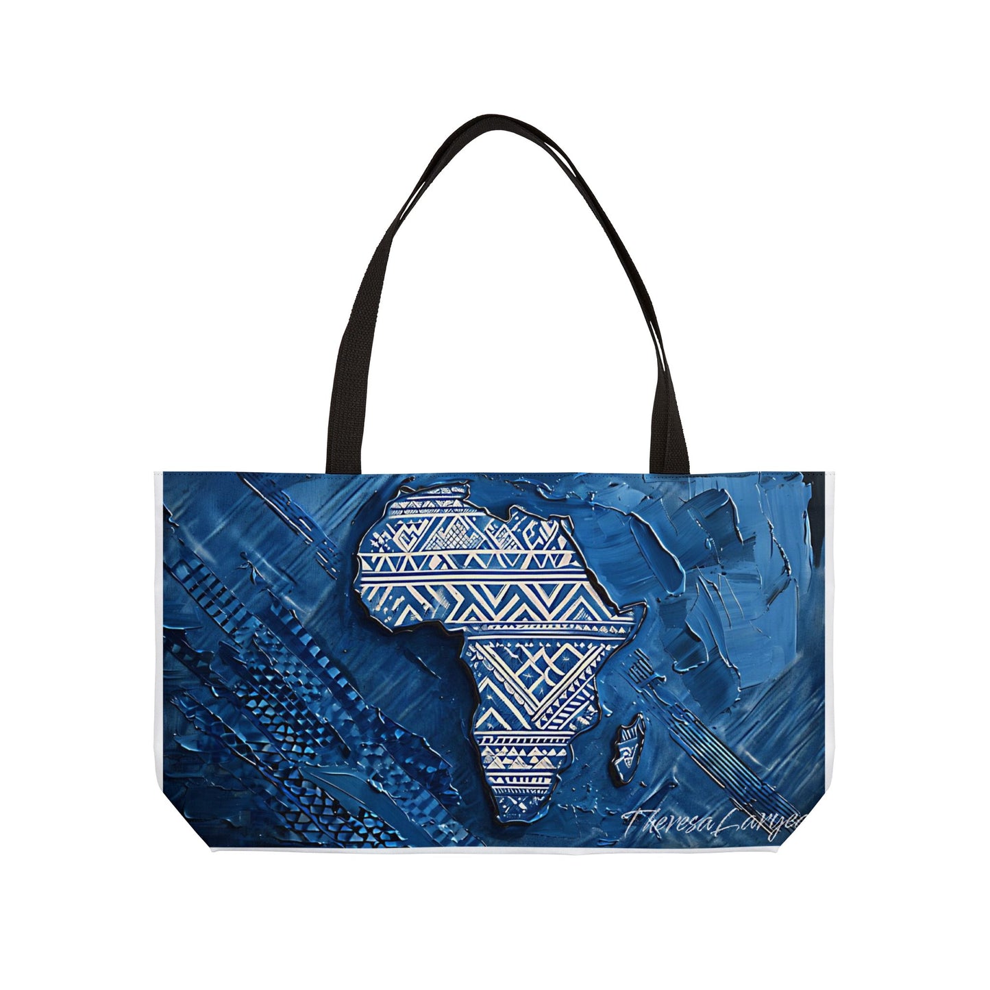 African-Inspired Weekender Tote Bag | Stylish Travel Bag, Vacation Tote, Beach Carryall, Fitness Organizer, Gift for Travelers