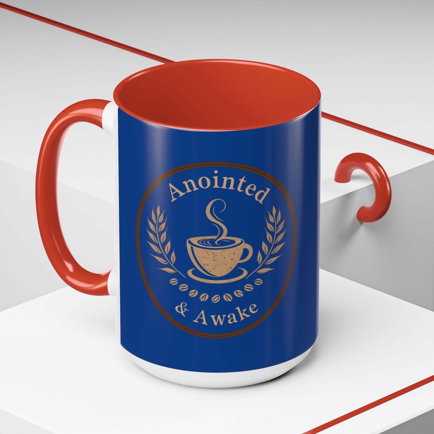 Anointed & Awake Coffee Mug - Perfect for Morning Rituals, Unique Gift, Coffee Lover's Delight, Personalized Drinkware, Spiritual Mug