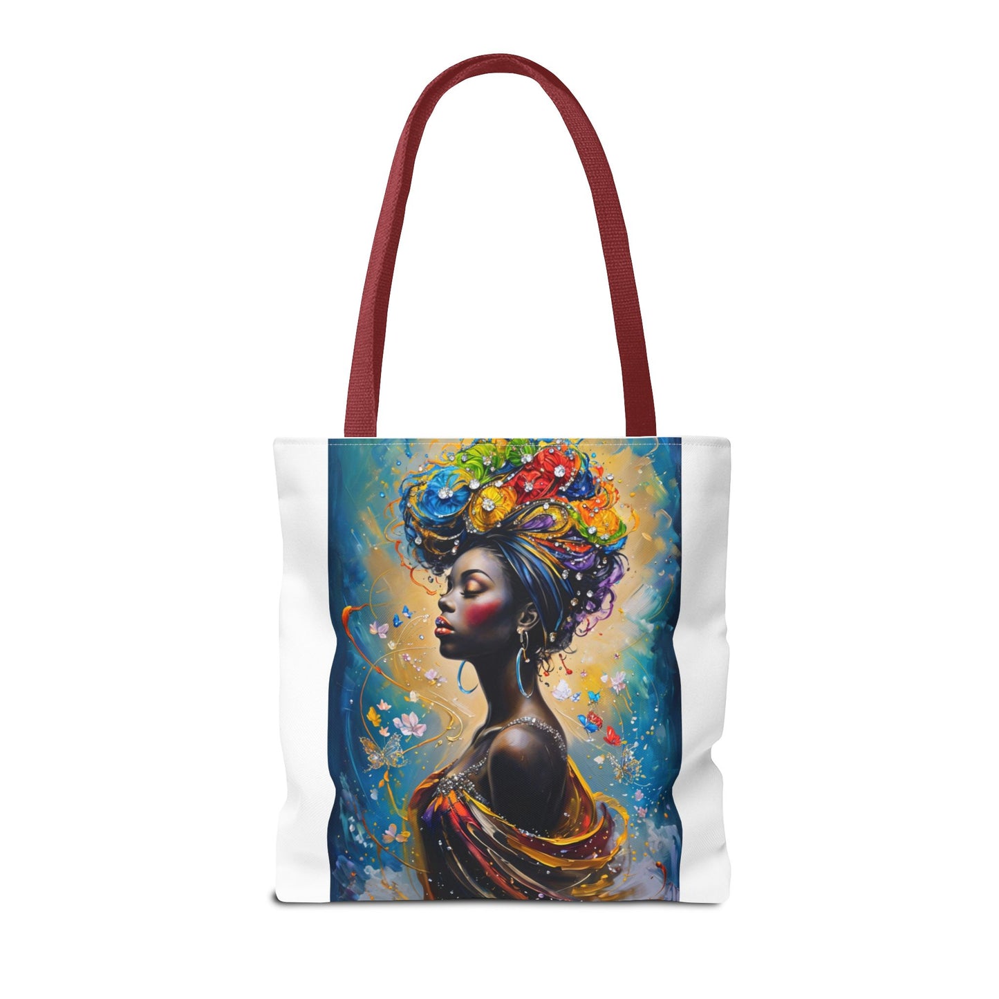 Vibrant Art Tote Bag, Stylish Eco-Friendly Grocery Bag, Elegant Gift for Art Lovers, Fashionable Daily Use, Perfect for Festivals