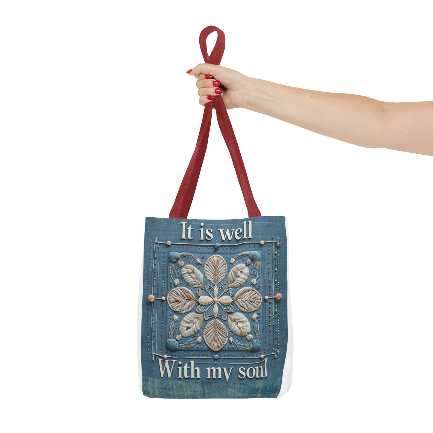 Inspirational Tote Bag, Faith-Based Bag, Motivational Shopping Bag, Personalized Gift, Spiritual Accessory