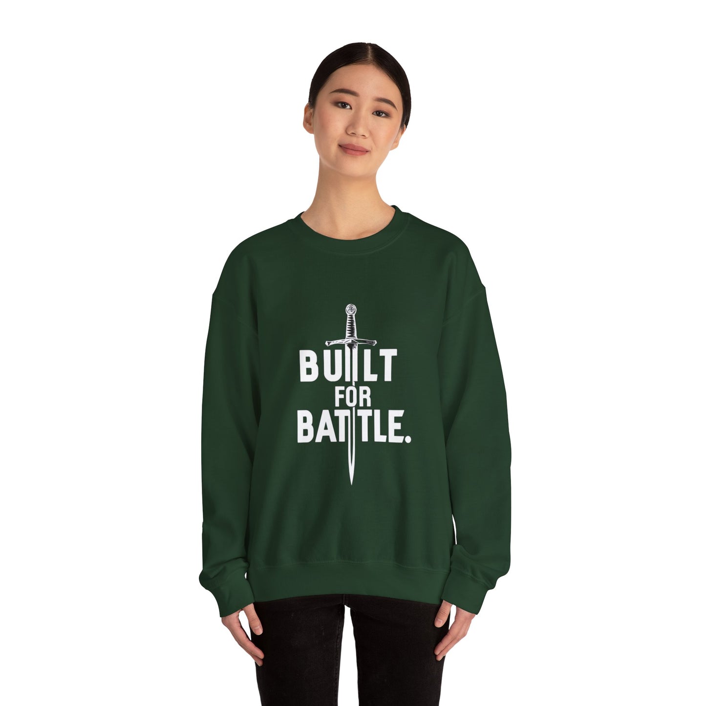 Battle Ready Sweatshirt - Unisex Heavy Blend Crewneck, Casual Comfort, Unique Gift for Gamers, Stylish Streetwear, Perfect for Parties