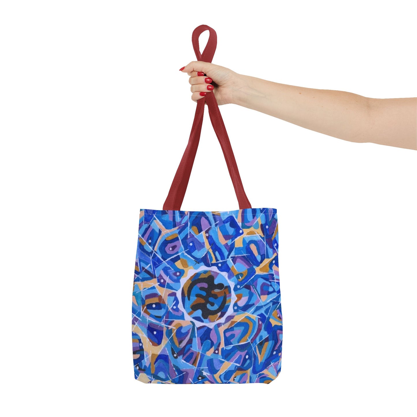 Artistic AOP Tote Bag, Colorful Everyday Tote, Trendy Shopping Bag, Unique Gift for Her, Boho Style Bag
